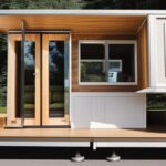 The featured image for this article should contain a collage of different types of prefab tiny house