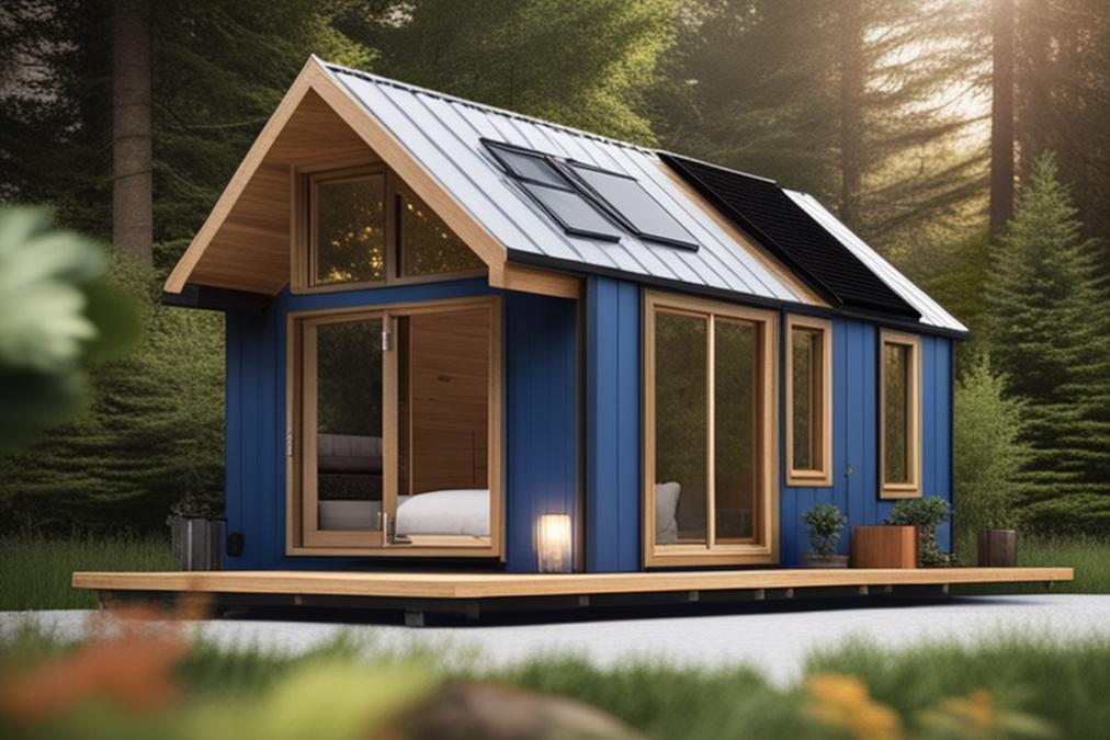 The featured image for this article could be a photo of a completed tiny house on land