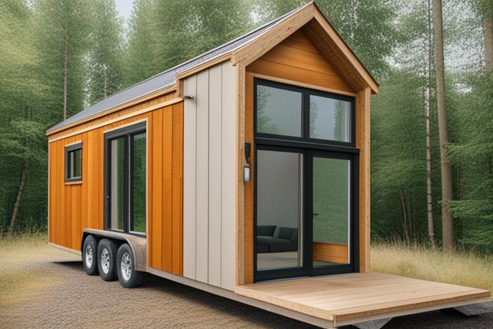 The featured image for this article could be a photograph of a completed tiny house