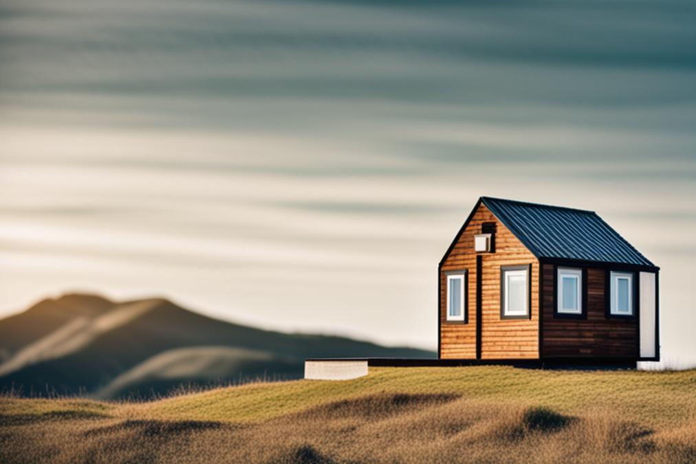 The featured image for this article could be a picture of a tiny house on a plot of land