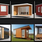 The featured image for this article should be a collage of different prefab tiny houses