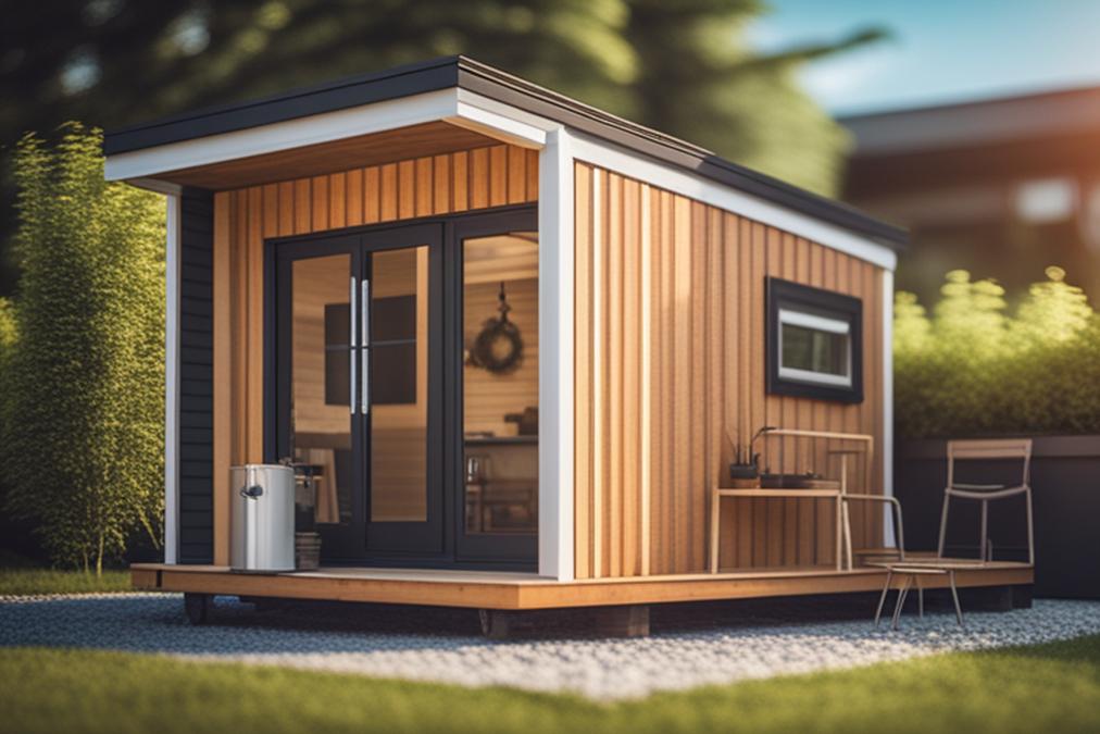 The featured image should be a high-quality photo of an assembled tiny house kit