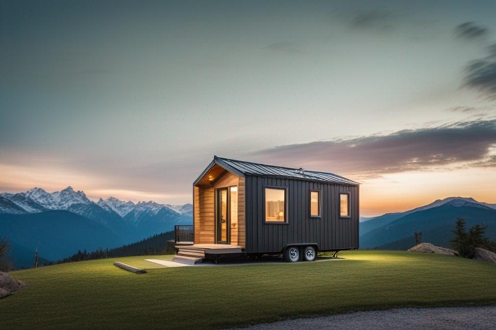 The featured image should be a picture of a tiny house on a plot of land with a scenic background