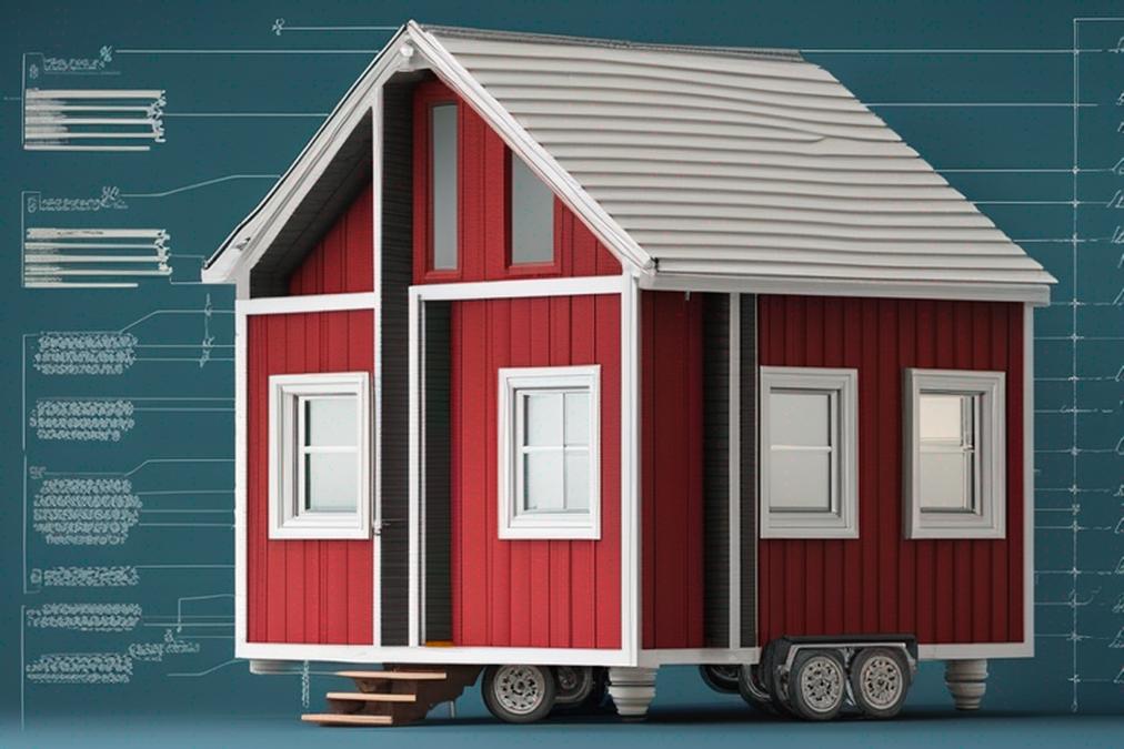 The featured image should show a tiny house blueprint with measurements and annotations