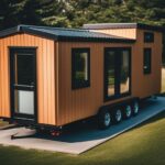 Option for featured image: A high-angle shot of a completed tiny house