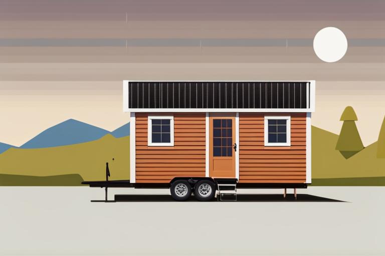 The featured image for this article could be a photo of a picturesque tiny house on wheels parked on