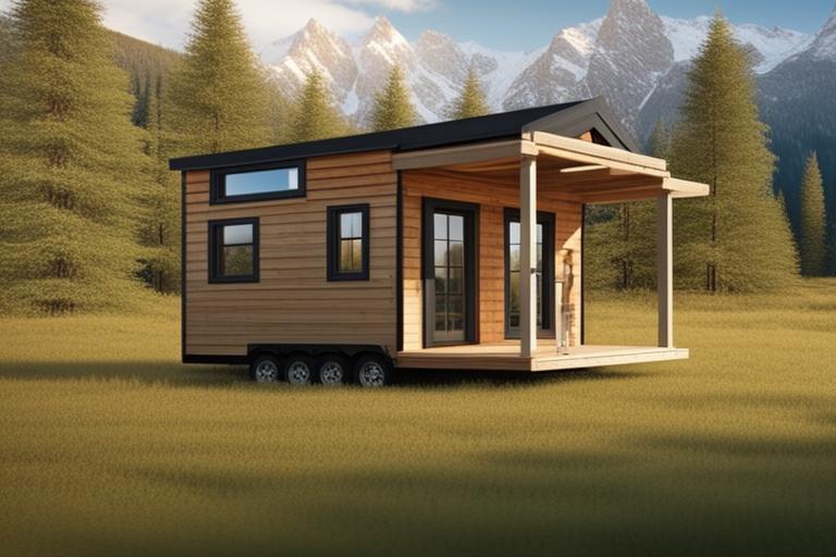 The featured image for this article could be a picture of a beautiful tiny house set against a sceni