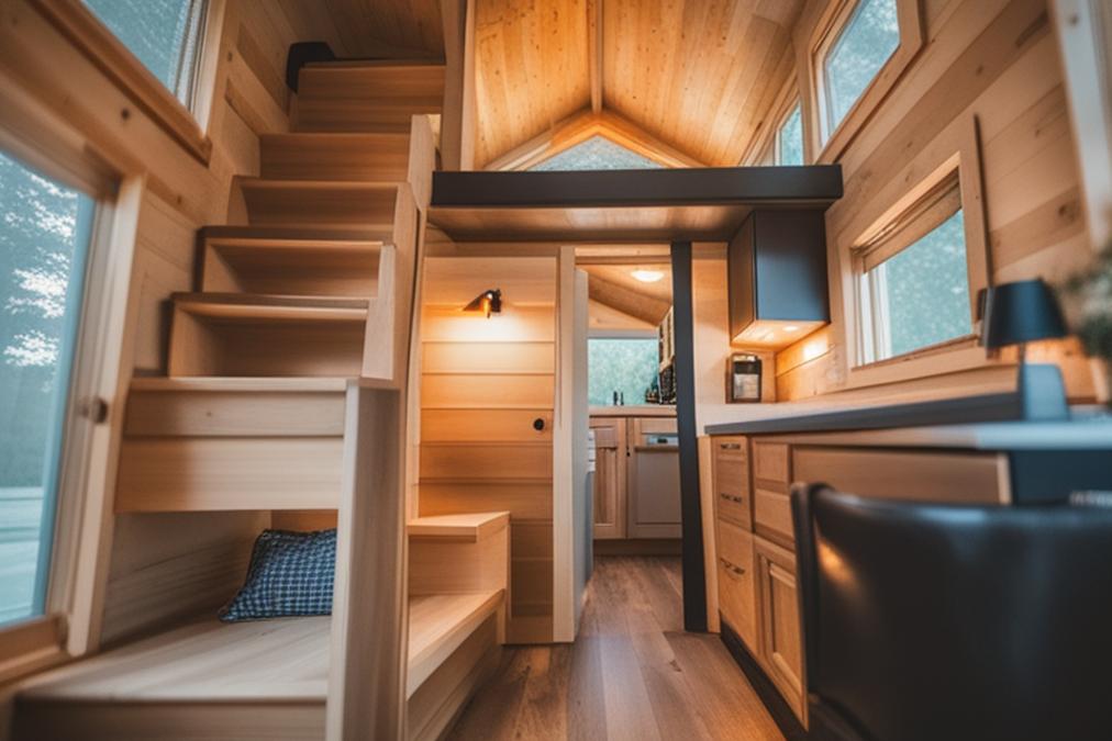 The featured image for this article could be a picture of a cozy and well-designed tiny house