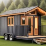 The featured image should contain a picturesque view of a tiny house situated on a piece of land. Th