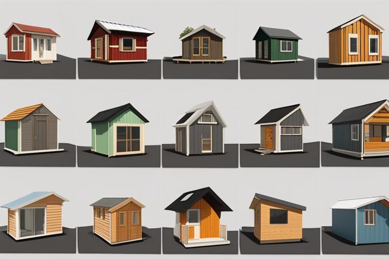 The featured image for this article could be a collage of different tiny house designs and styles to