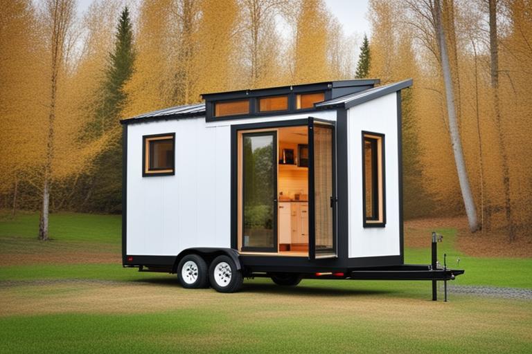 The featured image for this article could be a high-quality photograph of a completed tiny house on