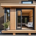 The featured image for this article could be a high-quality photograph of a modern tiny house exteri