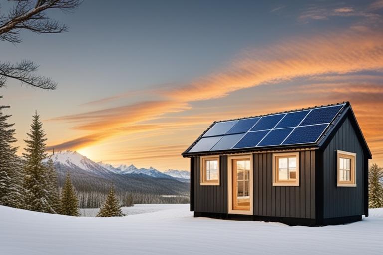 The featured image for this article could be a picturesque view of a tiny house nestled on a piece o