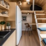 The featured image for this article should be a well-designed and organized tiny house interior. The