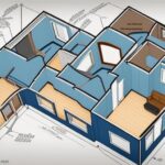 The featured image should be a close-up shot of a set of detailed and accurate tiny house blueprints