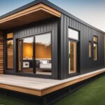 The featured image could be a modern tiny house with sleek and contemporary aesthetics