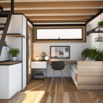 The featured image for this article should show a well-designed and organized tiny house interior. I