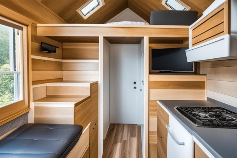 The featured image should contain a well-designed two-bedroom tiny house