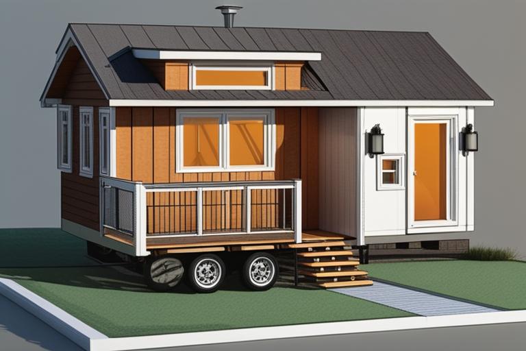 The featured image should contain a blueprint of a tiny house