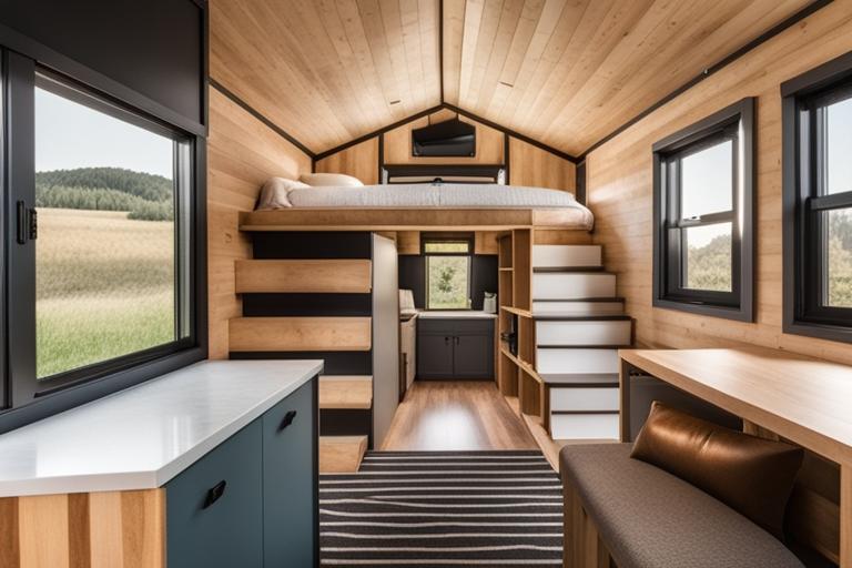 The featured image should contain a well-designed two-bedroom tiny house that showcases efficient us