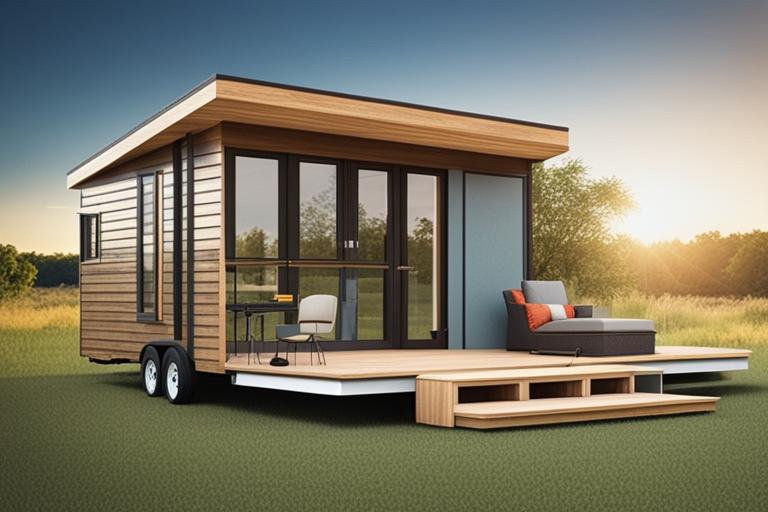 The featured image should depict a well-designed and stylish interior of a tiny house