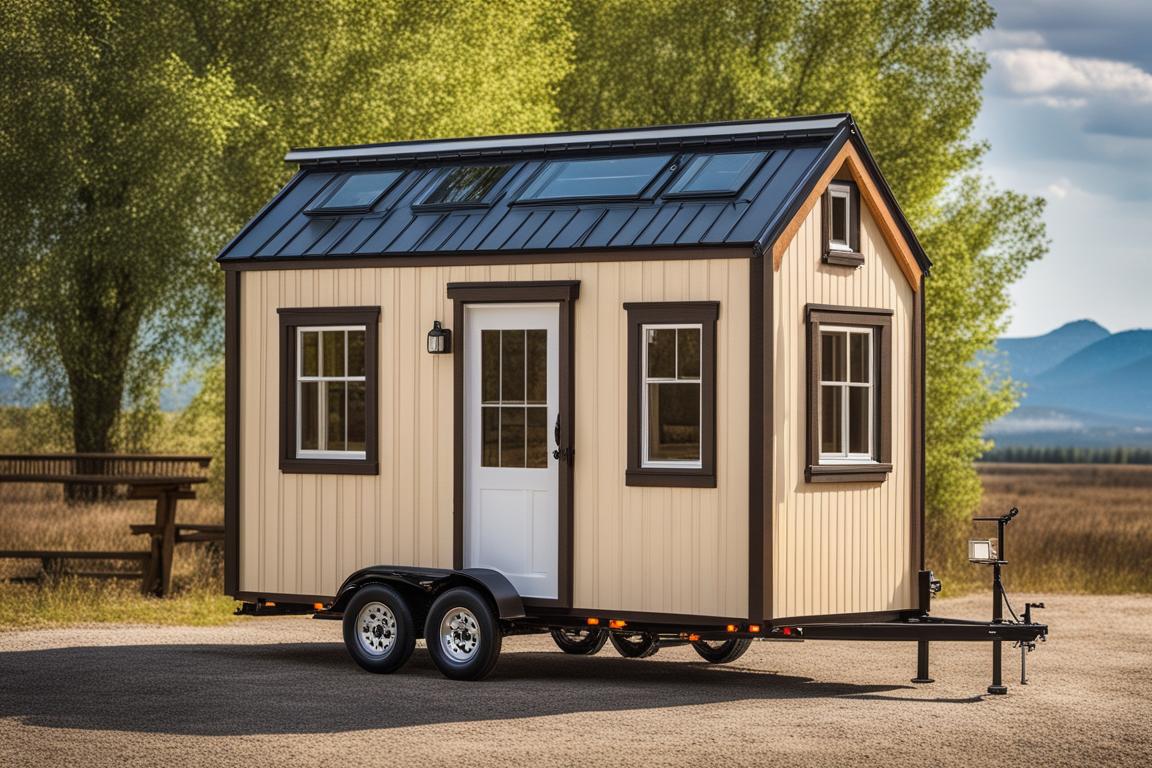 The featured image should show a beautifully designed and compact tiny house on wheels