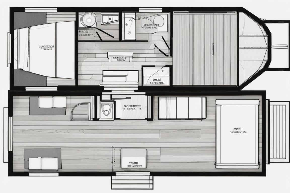 The featured image should show a detailed blueprint of a tiny house