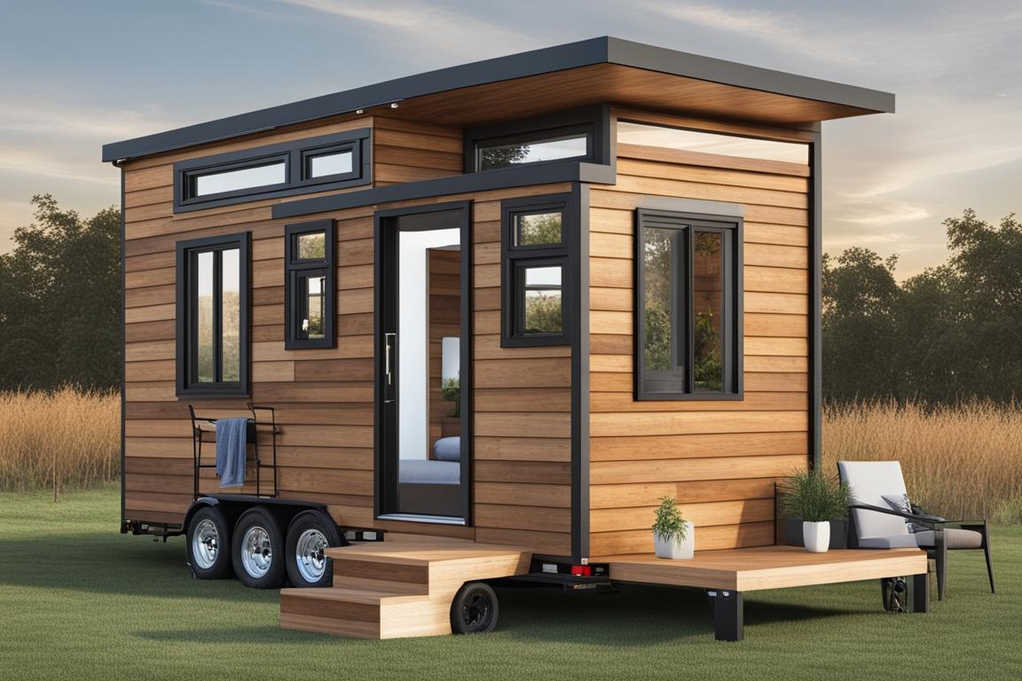 The featured image could be a collage of various tiny house designs