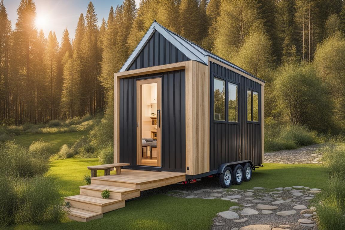 The featured image could be a scenic photograph of a tiny house nestled in a beautiful and tranquil