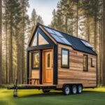 The featured image should contain a beautifully designed tiny house on wheels