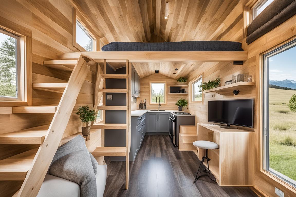 The featured image should contain a visually appealing tiny house design