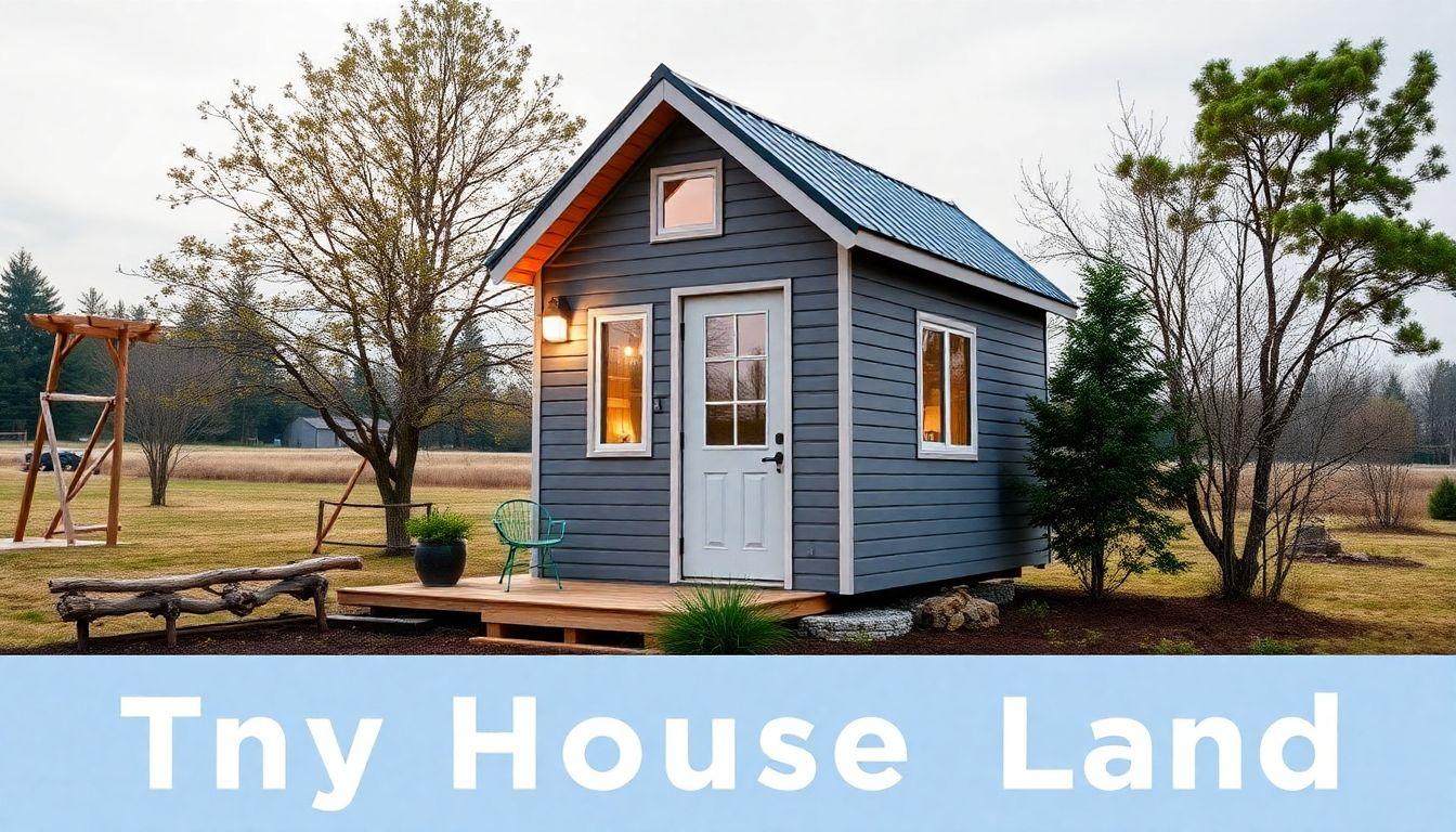 The featured image for this article could be a picturesque image of a completed tiny house on land.