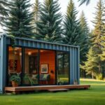 converting shipping container into tiny house