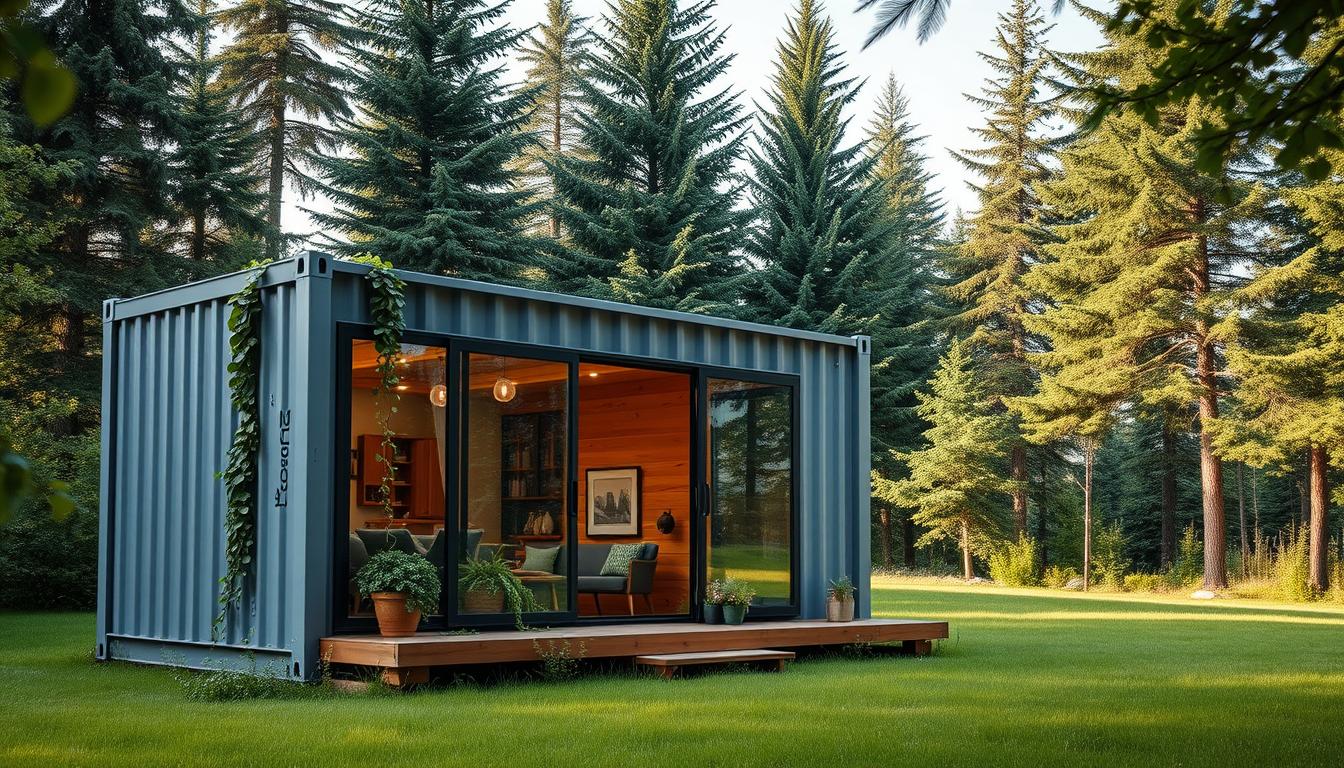 converting shipping container into tiny house