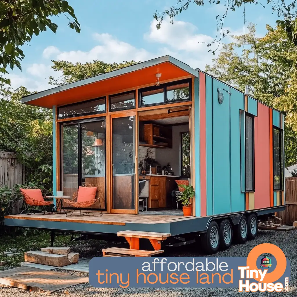 Infographic comparing environmental benefits of prefab tiny houses to traditional homes.