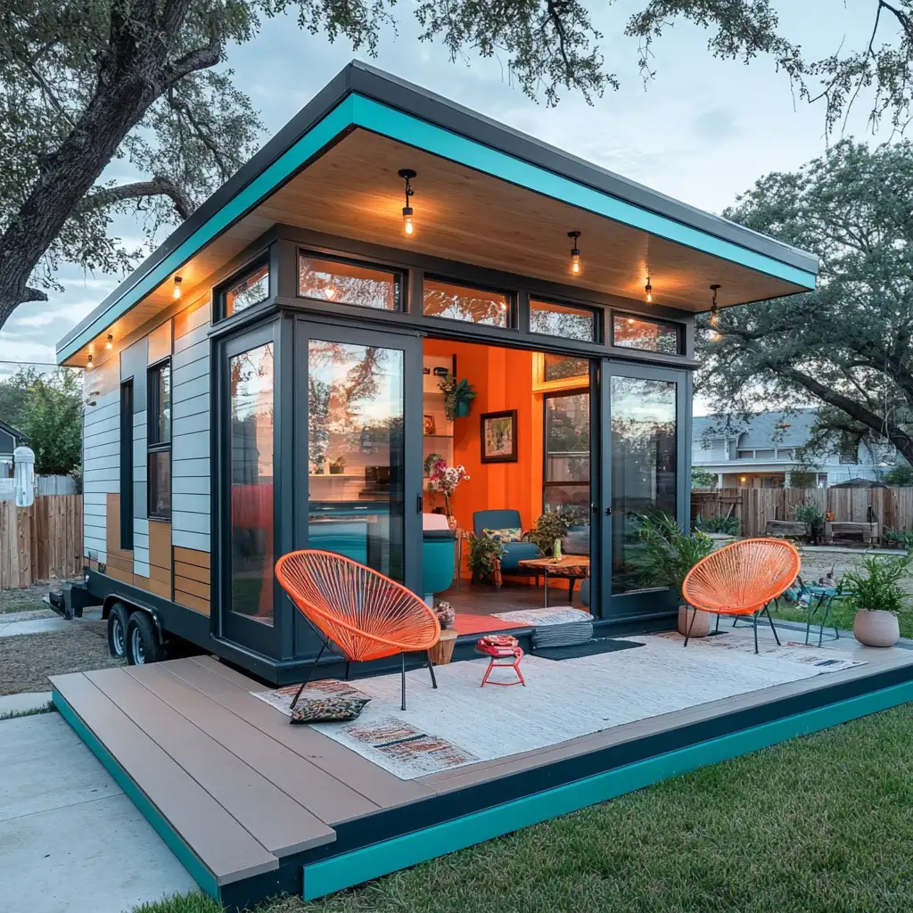 Zoning map with areas permitting tiny houses in rural and urban zones.